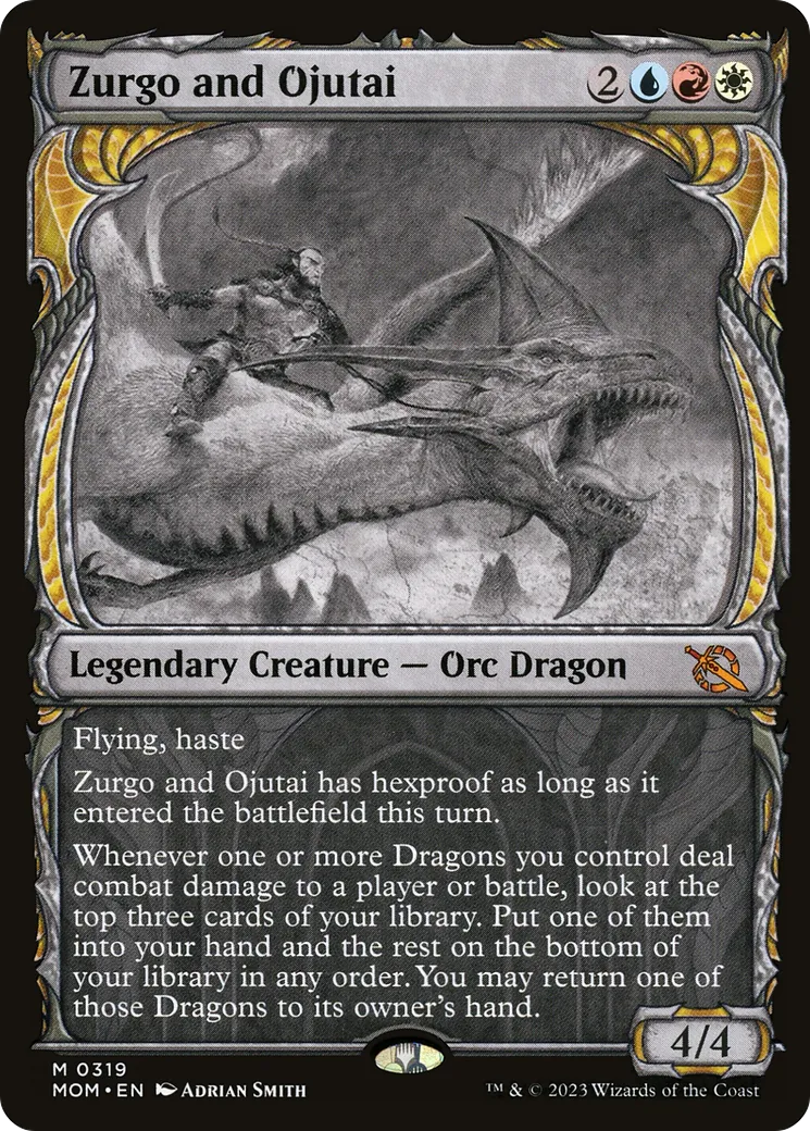 Zurgo and Ojutai — March of the Machine — Magic: The Gathering