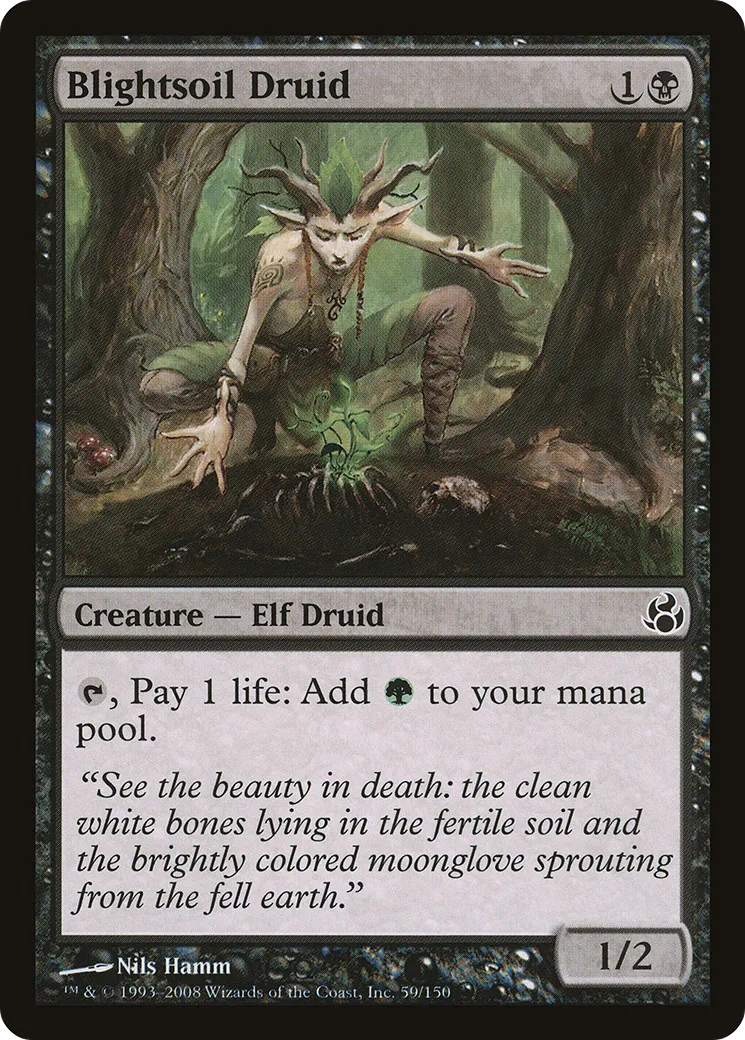 Blightsoil Druid — Morningtide — Magic: The Gathering