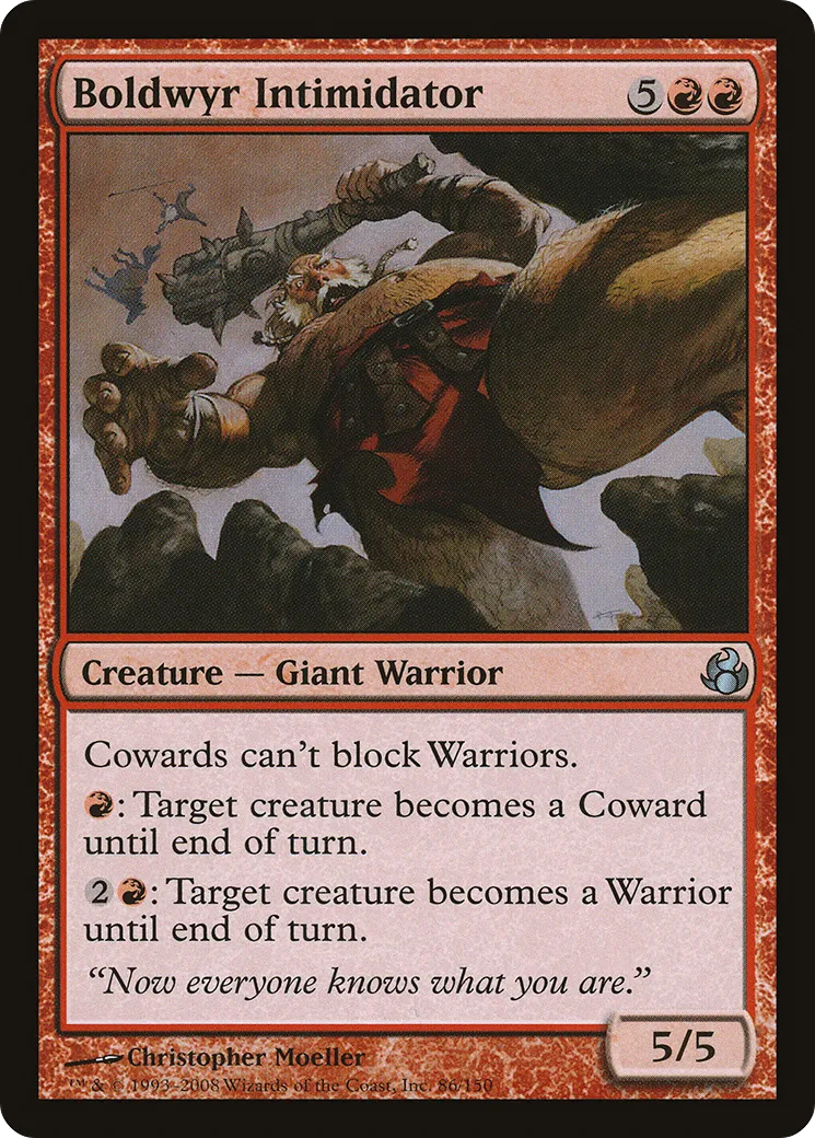 Boldwyr Intimidator — Morningtide — Magic: The Gathering