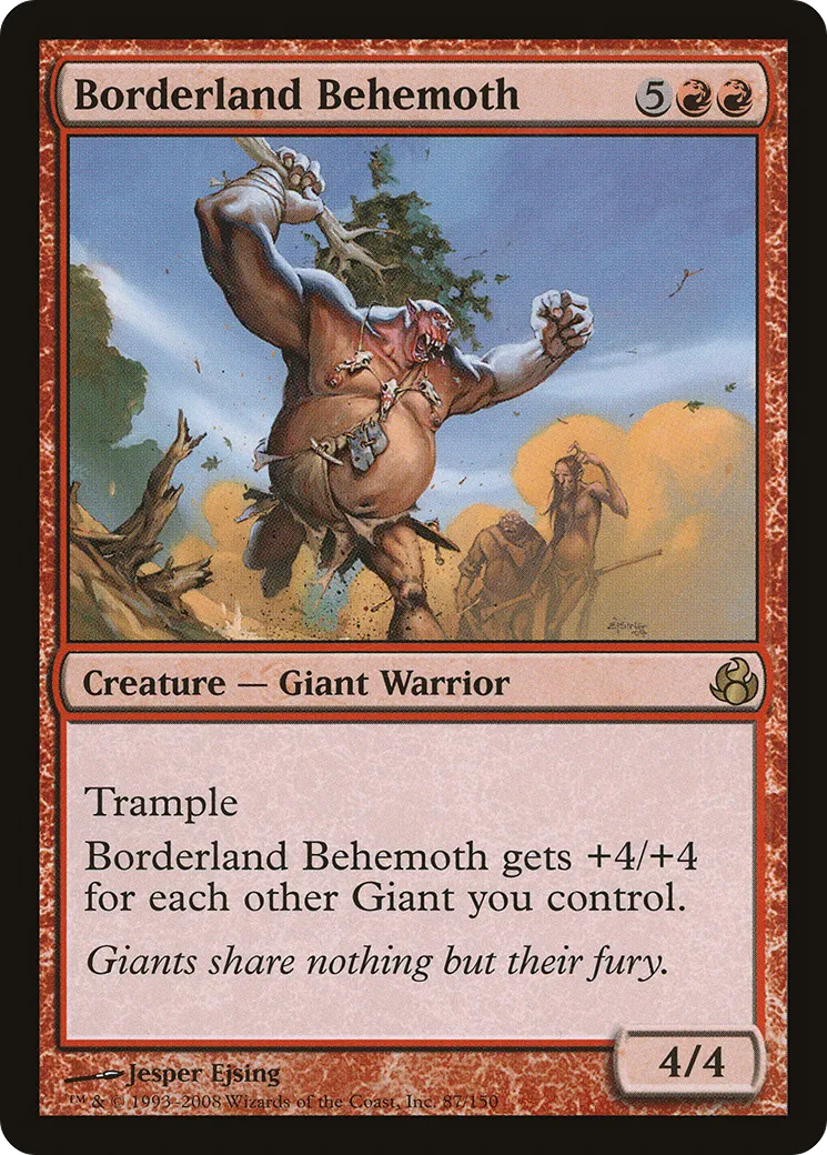 Borderland Behemoth — Morningtide — Magic: The Gathering