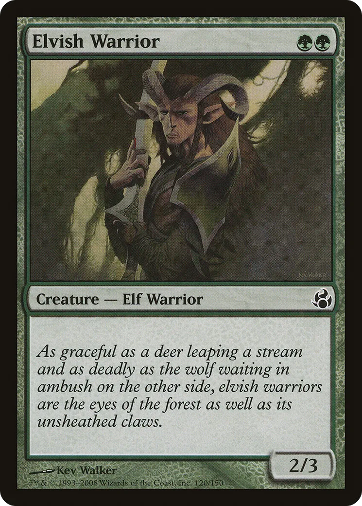 Elvish Warrior — Morningtide — Magic: The Gathering