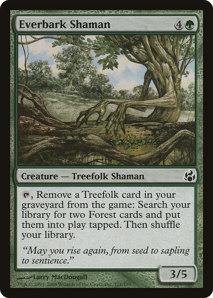 Everbark Shaman — Morningtide — Magic: The Gathering