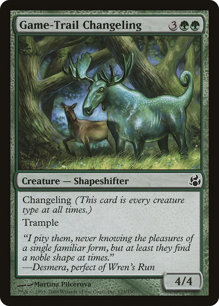 Game-Trail Changeling — Morningtide — Magic: The Gathering