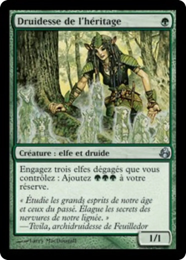 Druidesse de l'héritage — Morningtide — Magic: The Gathering