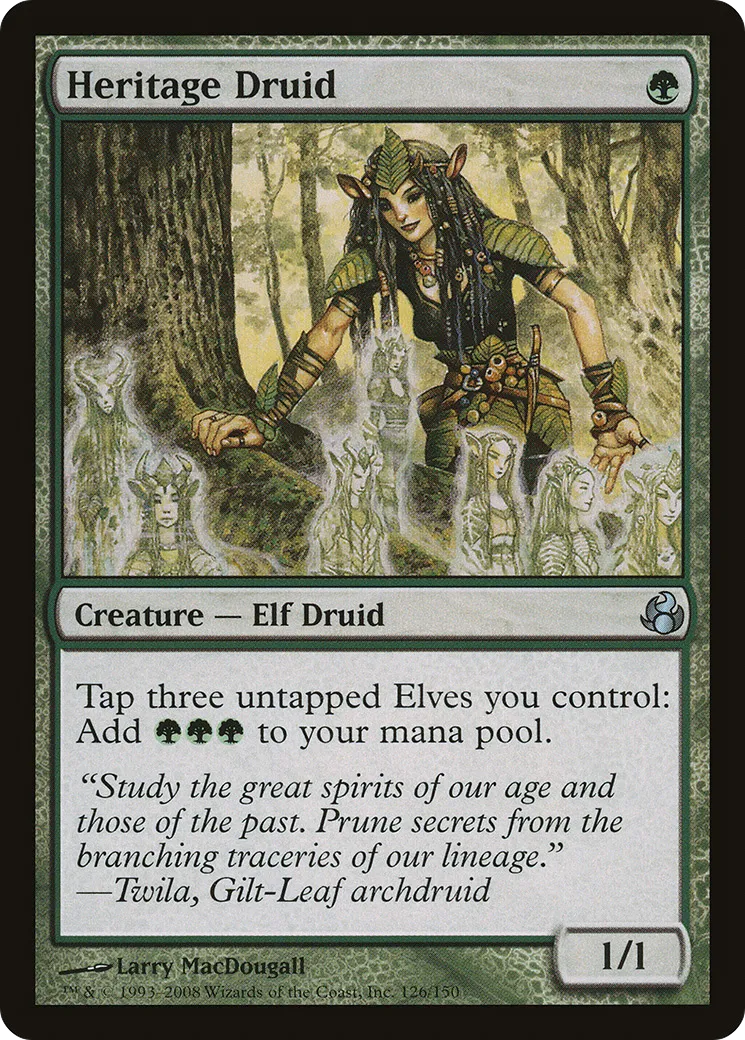 Heritage Druid — Morningtide — Magic: The Gathering