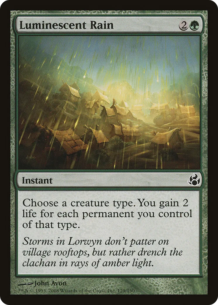 Pluie luminescente — Morningtide — Magic: The Gathering