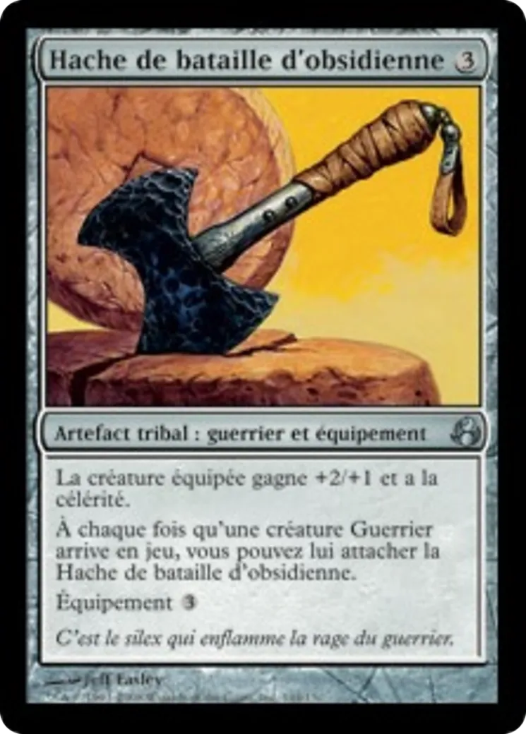 Hache de bataille d'obsidienne — Morningtide — Magic: The Gathering