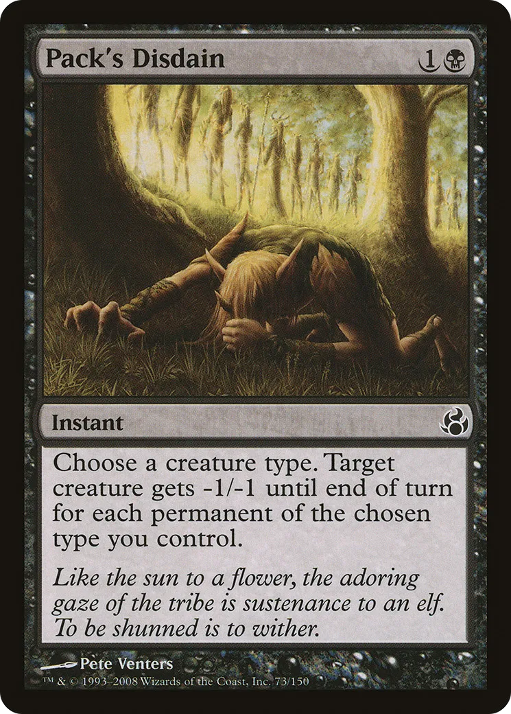 Pack's Disdain — Morningtide — Magic: The Gathering