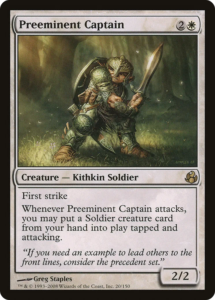 Preeminent Captain — Morningtide — Magic: The Gathering