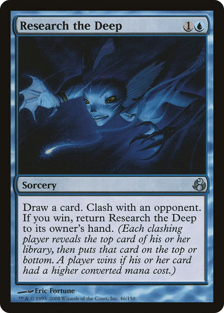 Research the Deep — Morningtide — Magic: The Gathering