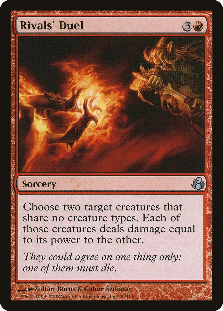 Duel entre rivaux — Morningtide — Magic: The Gathering