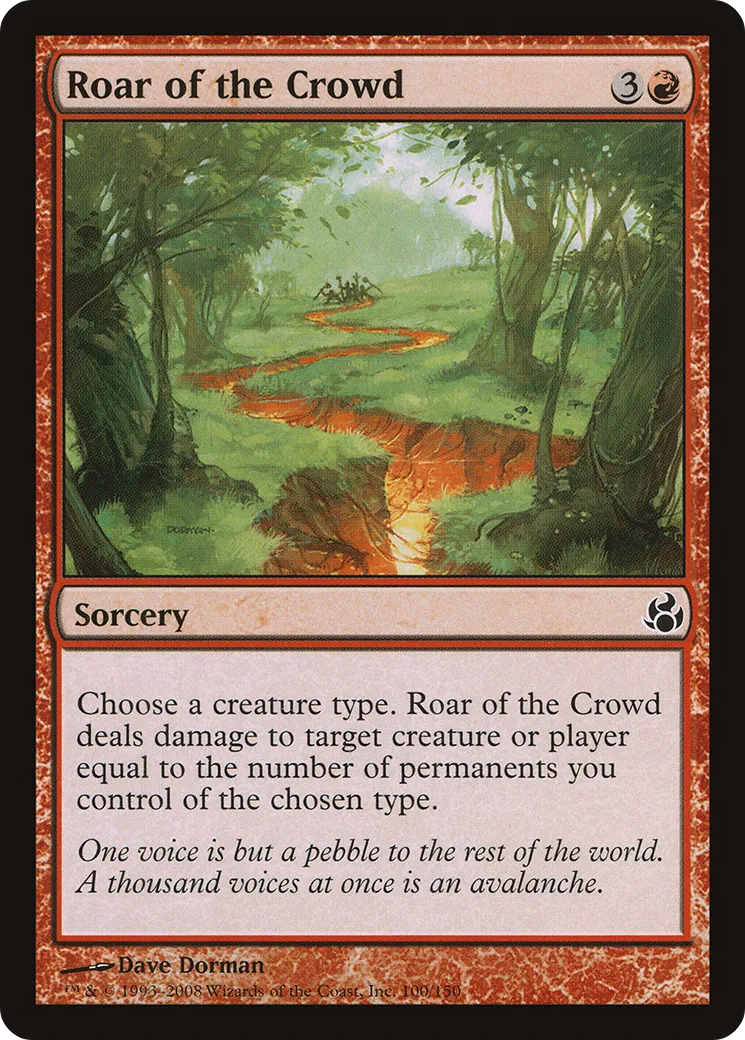 Roar of the Crowd — Morningtide — Magic: The Gathering