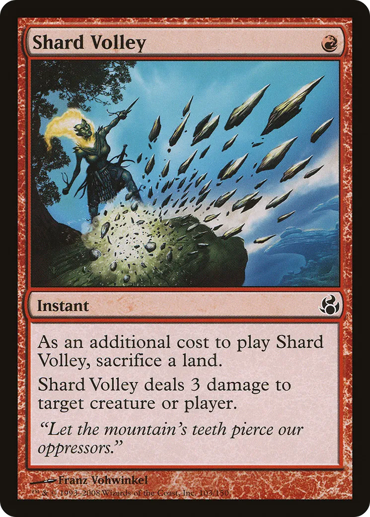 Shard Volley — Morningtide — Magic: The Gathering