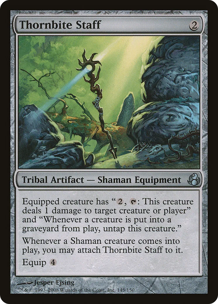 Thornbite Staff — Morningtide — Magic: The Gathering