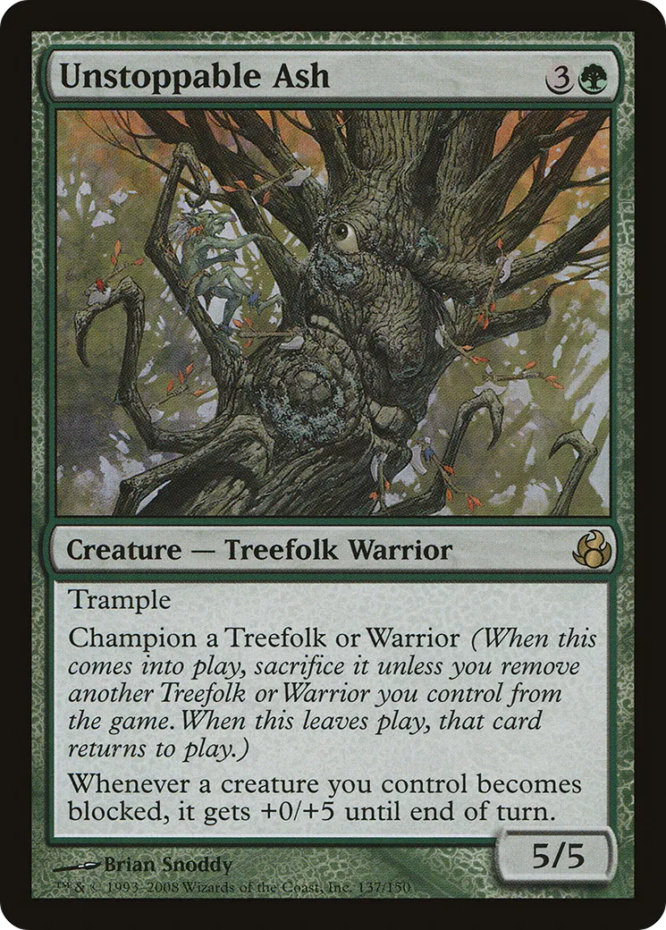 Unstoppable Ash from Morningtide - Magic: The Gathering