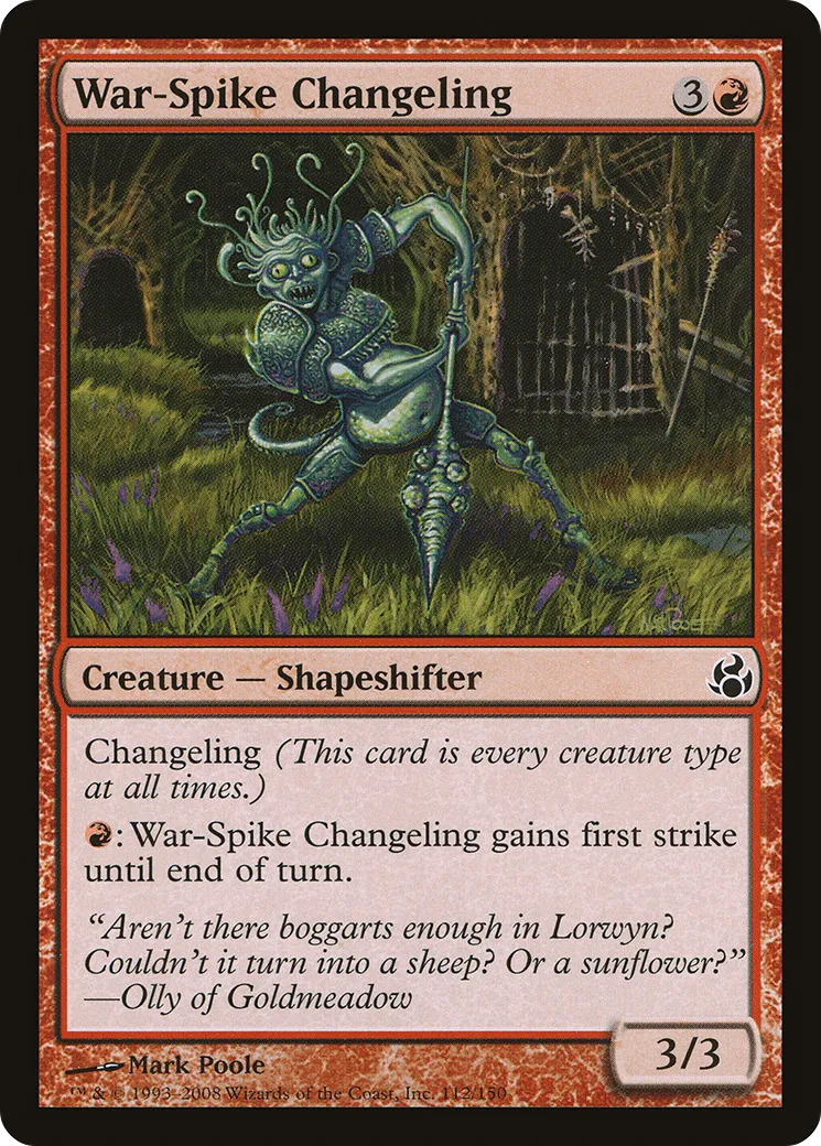 War-Spike Changeling — Morningtide — Magic: The Gathering