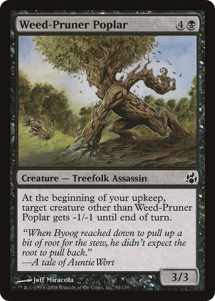 Weed-Pruner Poplar — Morningtide — Magic: The Gathering