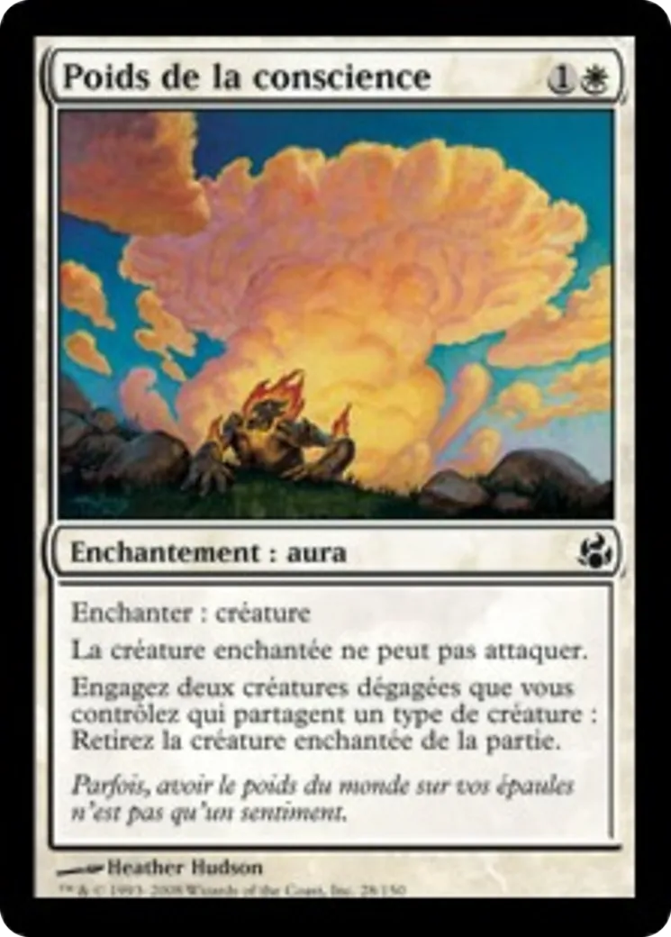Poids de la conscience — Morningtide — Magic: The Gathering