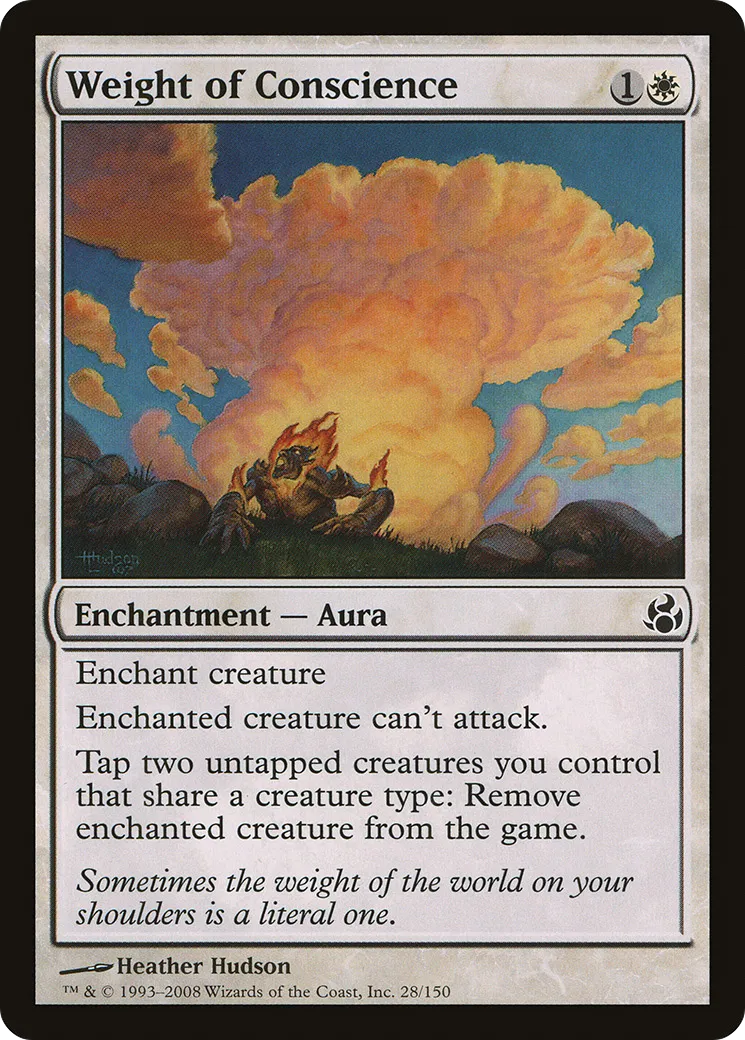 Weight of Conscience — Morningtide — Magic: The Gathering