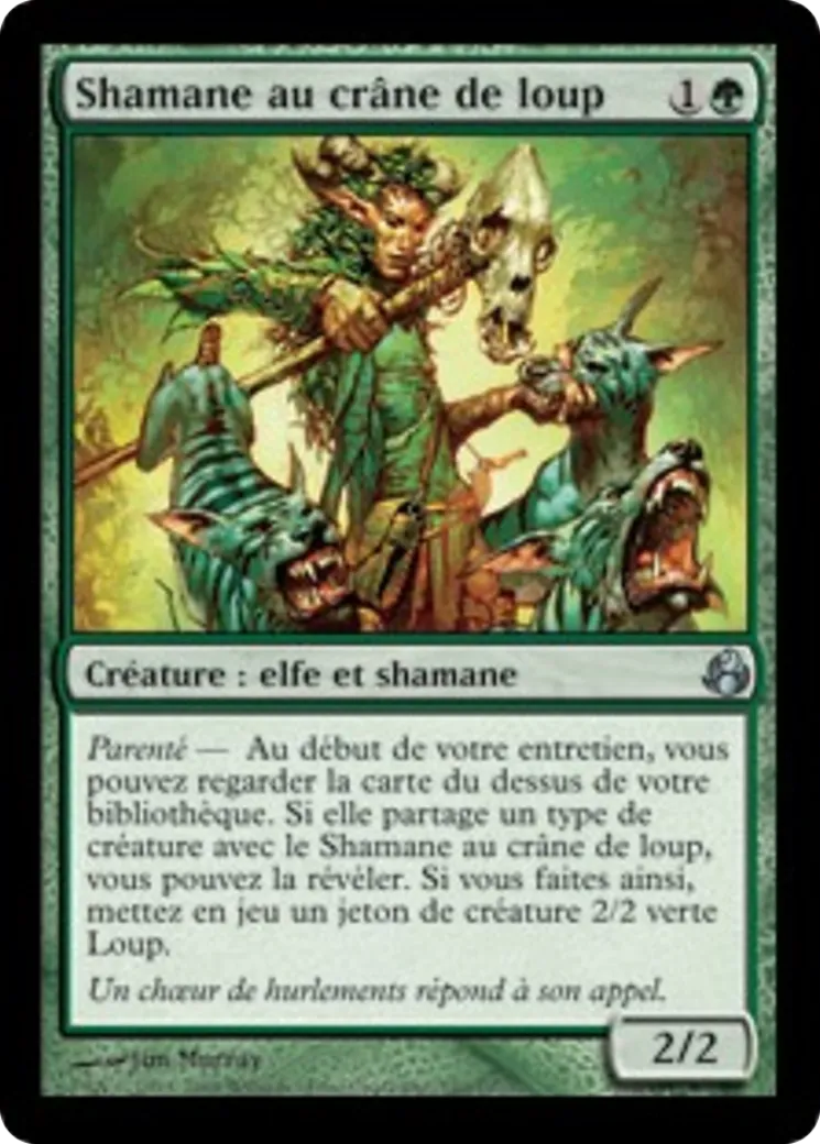 Shamane au crâne de loup — Morningtide — Magic: The Gathering