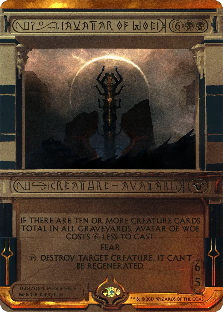 Avatar of Woe — Amonkhet Invocations — Magic: The Gathering