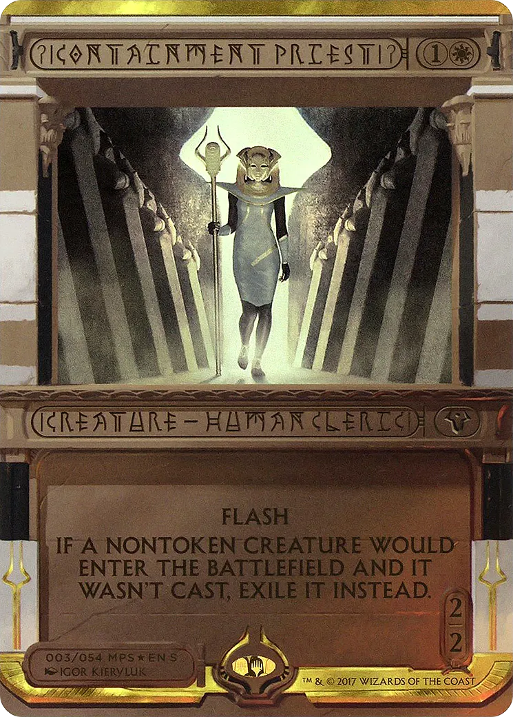 Prêtresse du confinement — Amonkhet Invocations — Magic: The Gathering