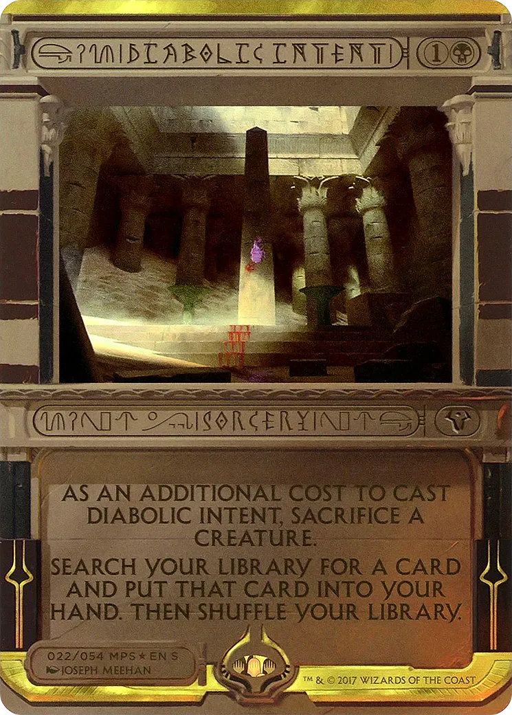 Diabolique dessein — Amonkhet Invocations — Magic: The Gathering