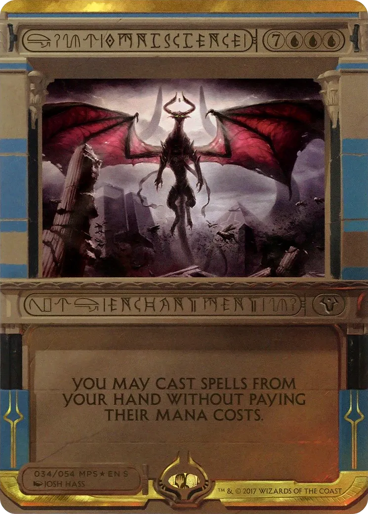 Omniscience — Amonkhet Invocations — Magic: The Gathering