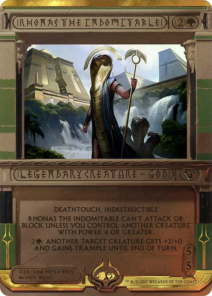 Rhonas l'Indomptable — Amonkhet Invocations — Magic: The Gathering
