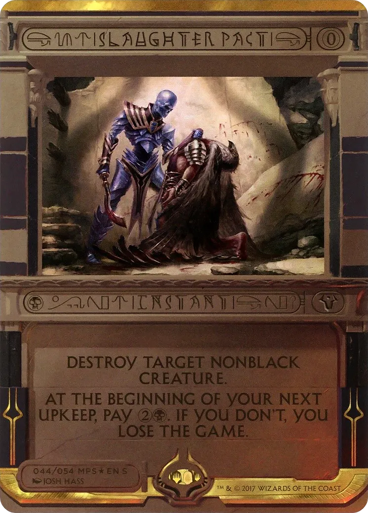 Slaughter Pact — Amonkhet Invocations — Magic: The Gathering