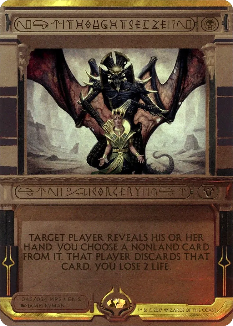 Thoughtseize — Amonkhet Invocations — Magic: The Gathering