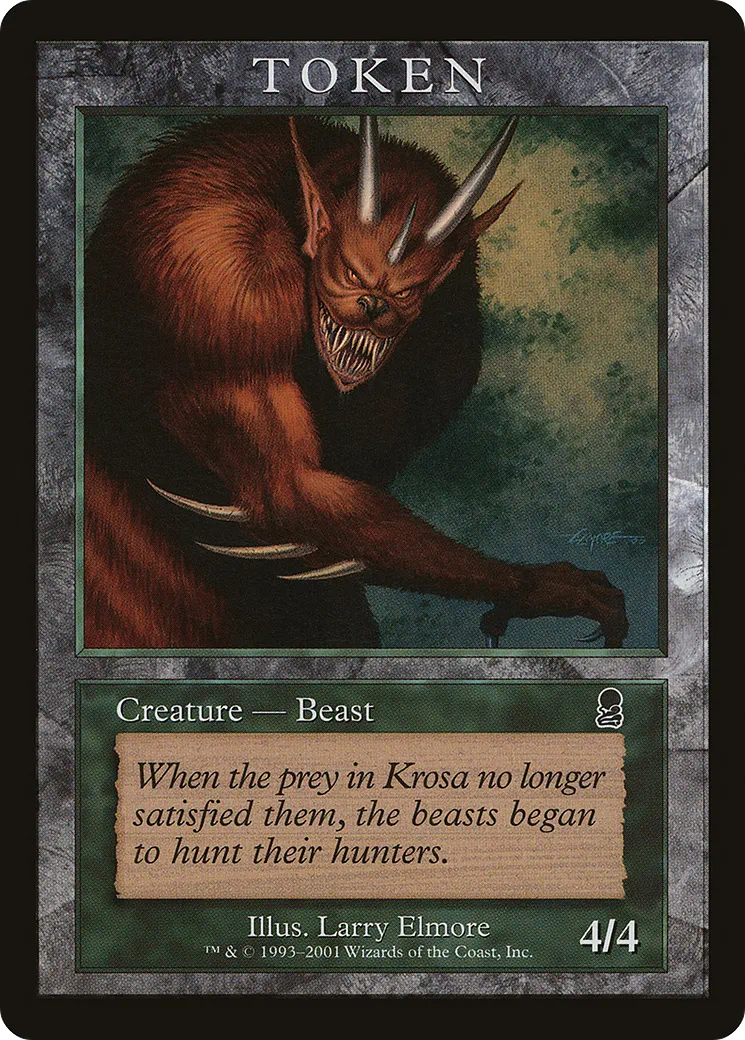 Beast — Magic Player Rewards 2001 — Magic: The Gathering