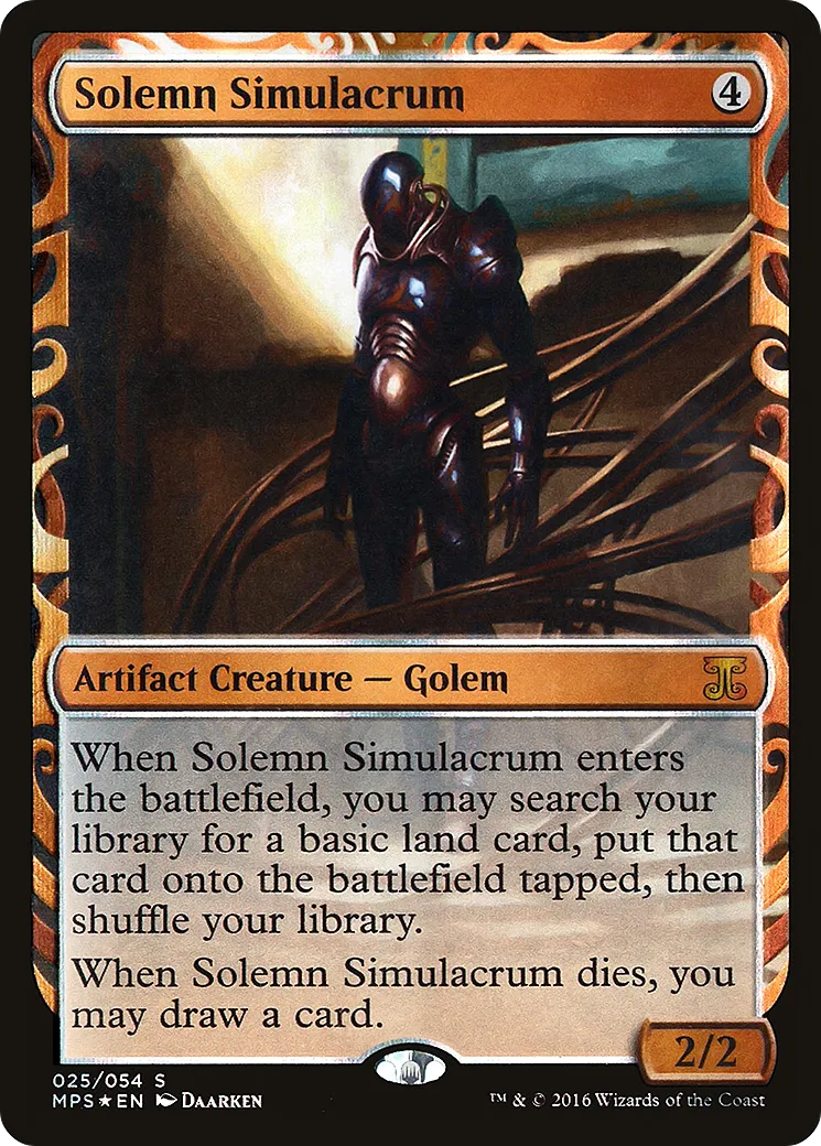 Solemn Simulacrum — Kaladesh Inventions — Magic: The Gathering