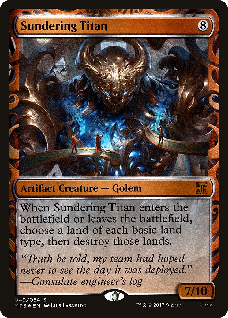 Sundering Titan — Kaladesh Inventions — Magic: The Gathering