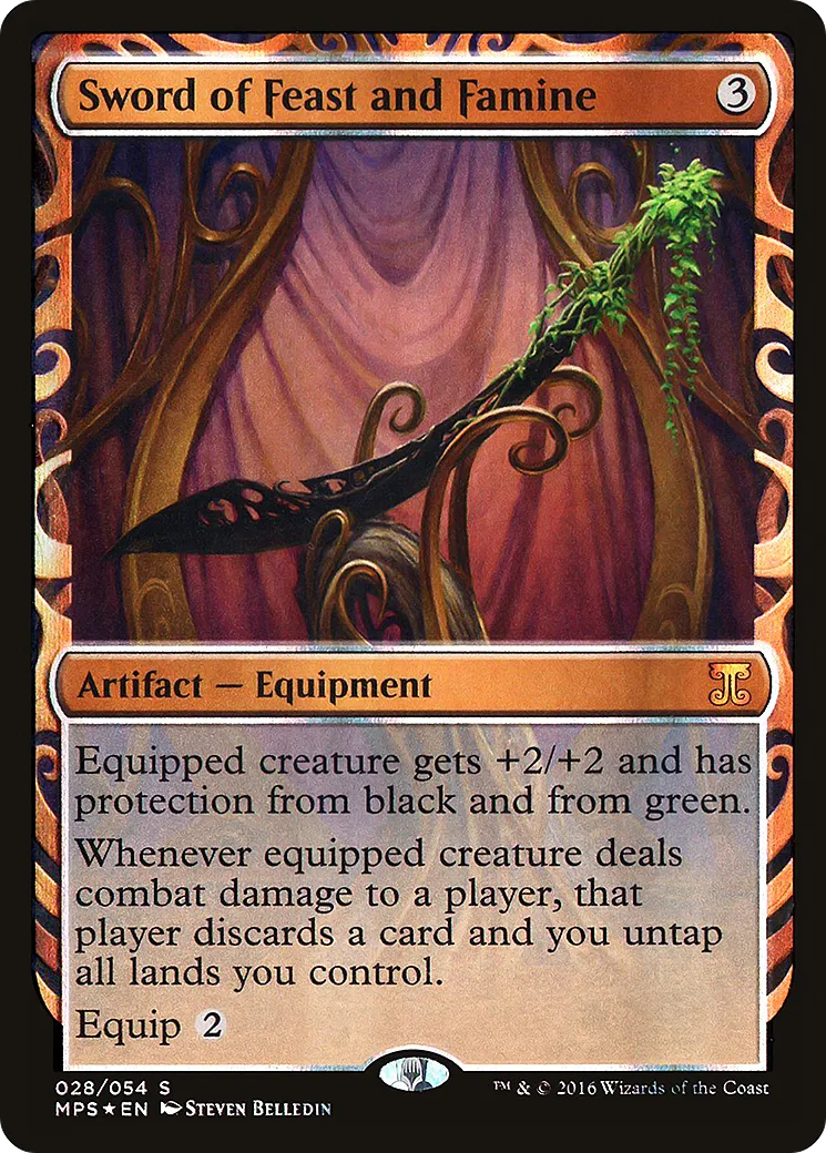 Sword of Feast and Famine — Kaladesh Inventions — Magic: The Gathering