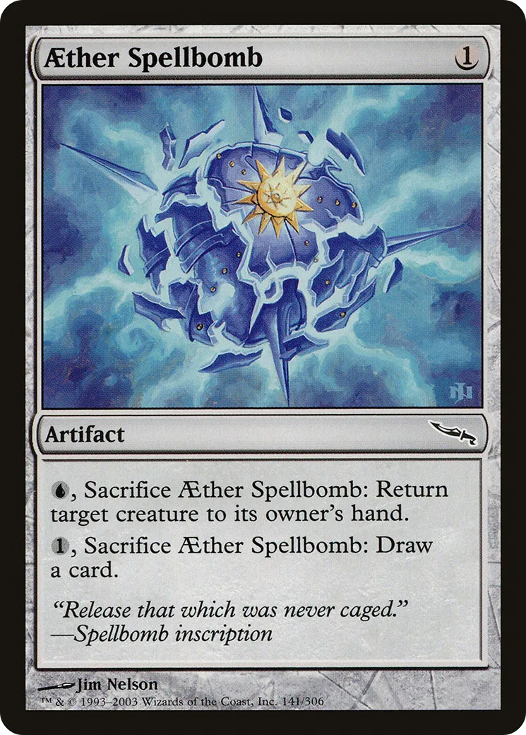 Bombe à sortilèges d'Aether — Mirrodin — Magic: The Gathering