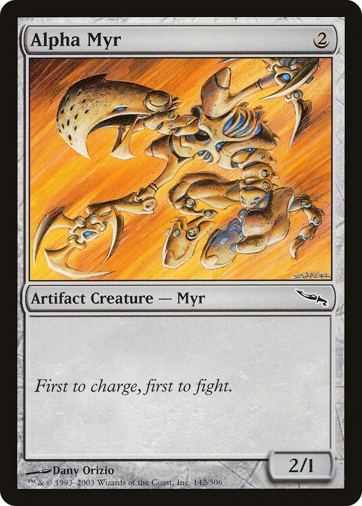 Myr alpha — Mirrodin — Magic: The Gathering