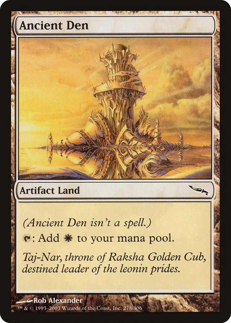 Ancienne tanière — Mirrodin — Magic: The Gathering