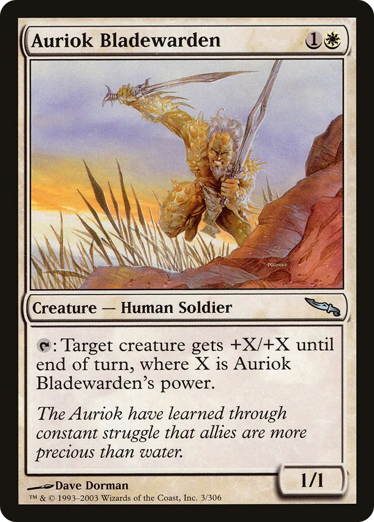 Auriok Bladewarden — Mirrodin — Magic: The Gathering