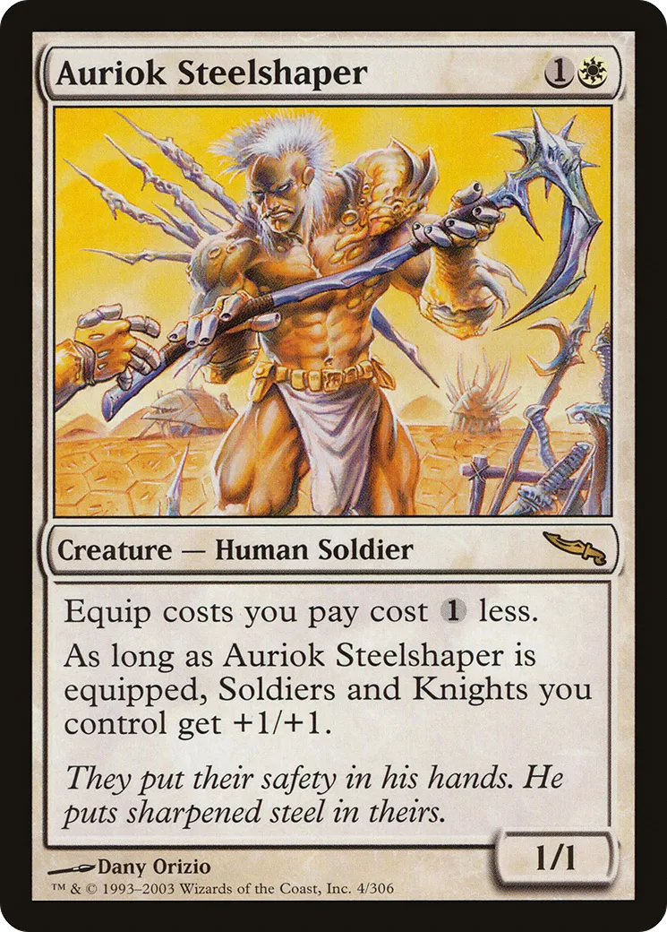 Auriok Steelshaper — Mirrodin — Magic: The Gathering