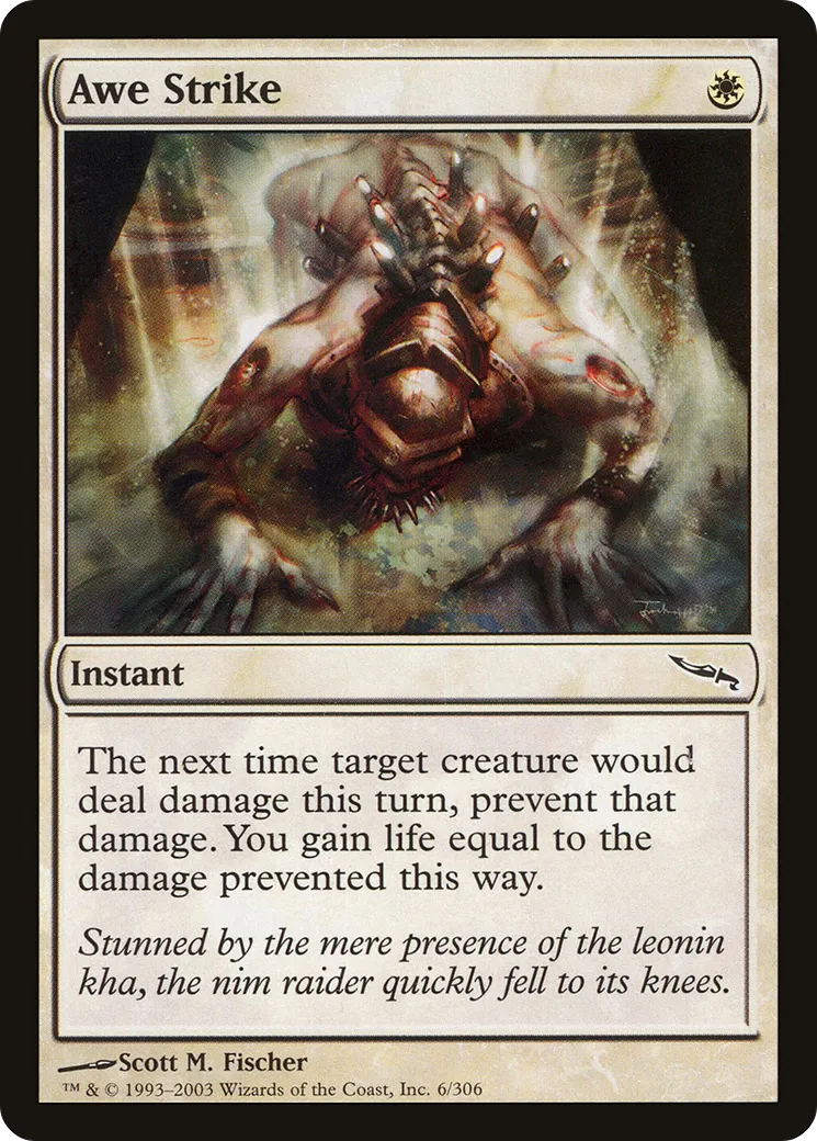 Frappé par le respect — Mirrodin — Magic: The Gathering