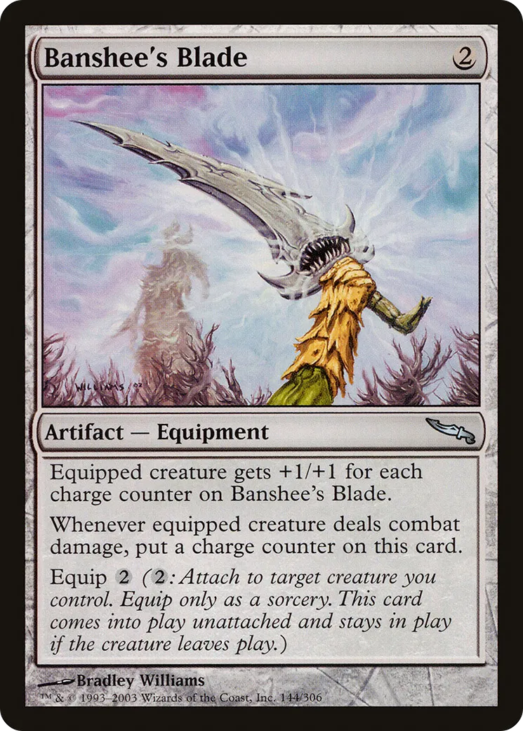 Lame de la banshee — Mirrodin — Magic: The Gathering