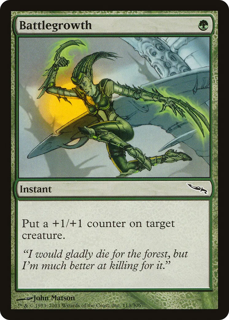 Battlegrowth — Mirrodin — Magic: The Gathering