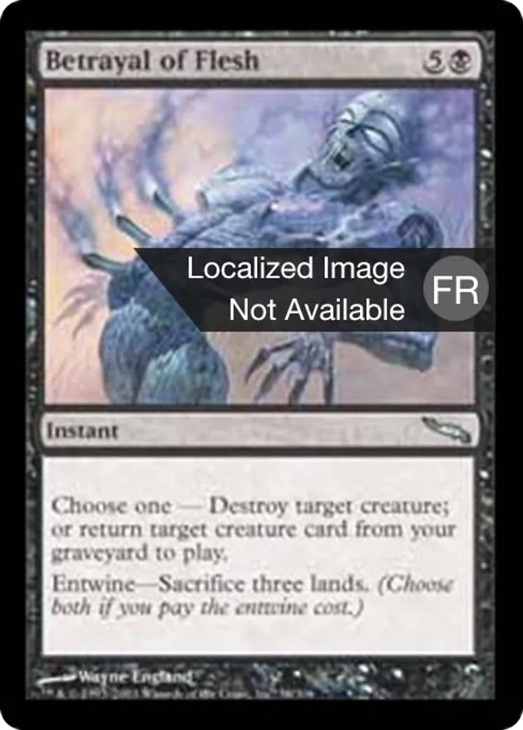 Trahison de la chair — Mirrodin — Magic: The Gathering