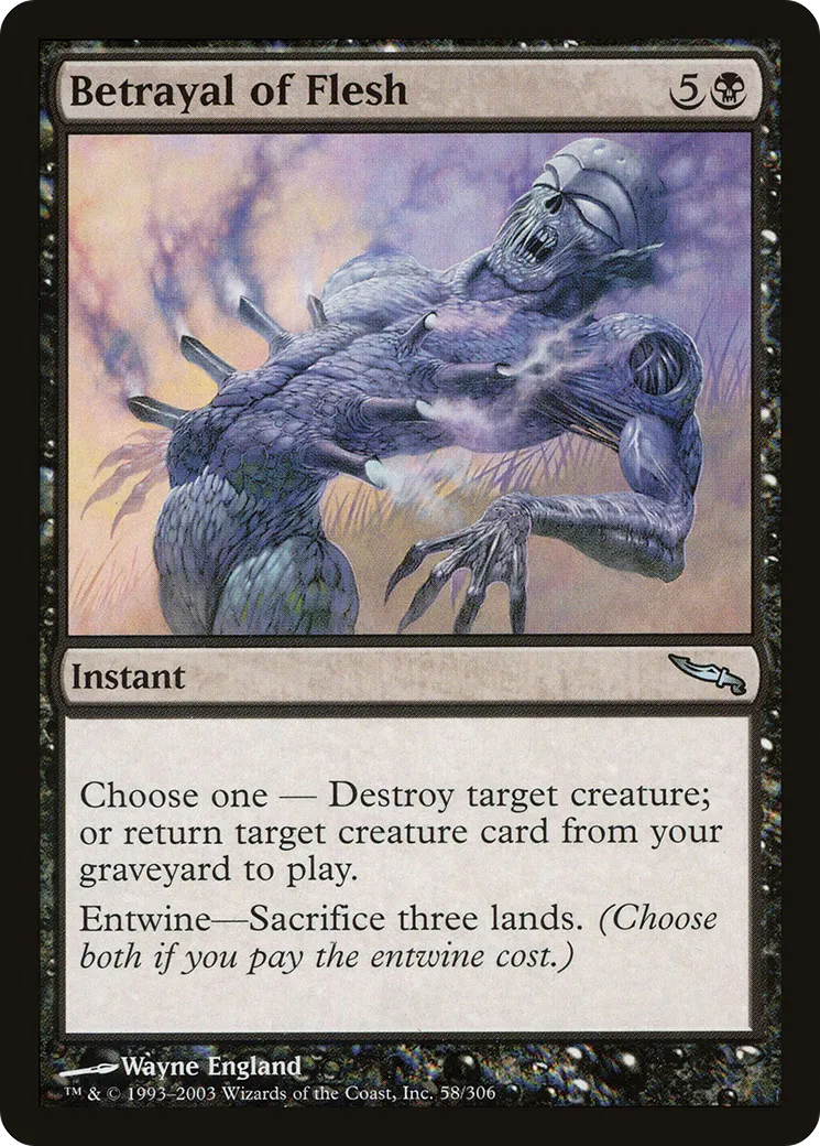 Trahison de la chair — Mirrodin — Magic: The Gathering