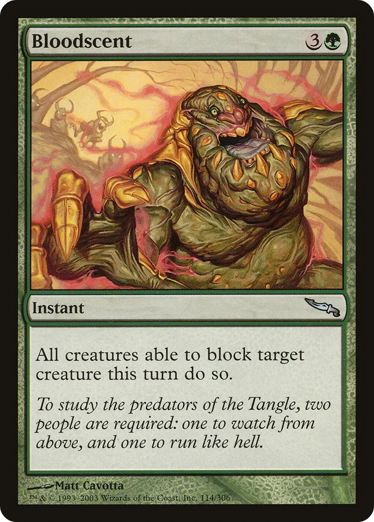 Senteur de sang — Mirrodin — Magic: The Gathering