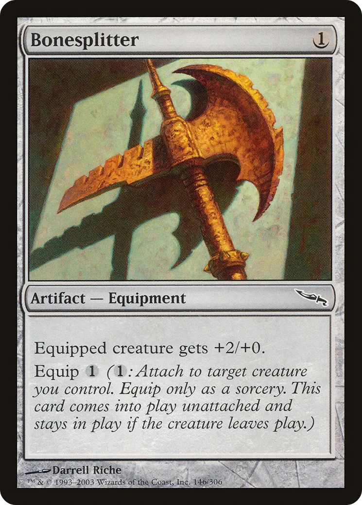 Bonesplitter — Mirrodin — Magic: The Gathering