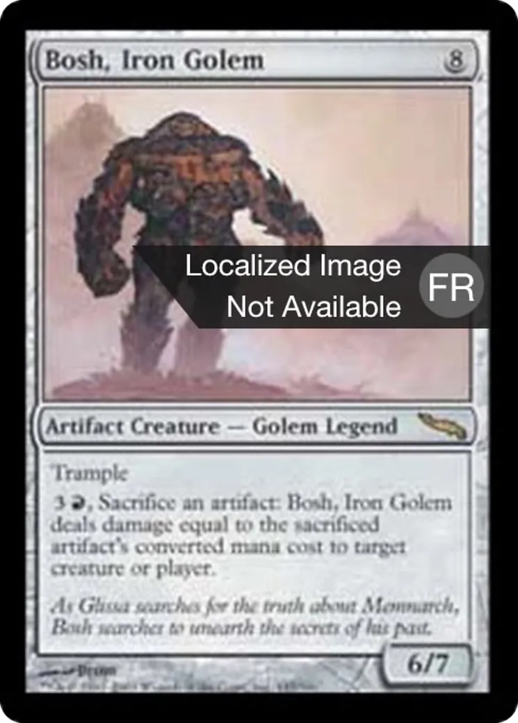 Bosh, golem de fer — Mirrodin — Magic: The Gathering