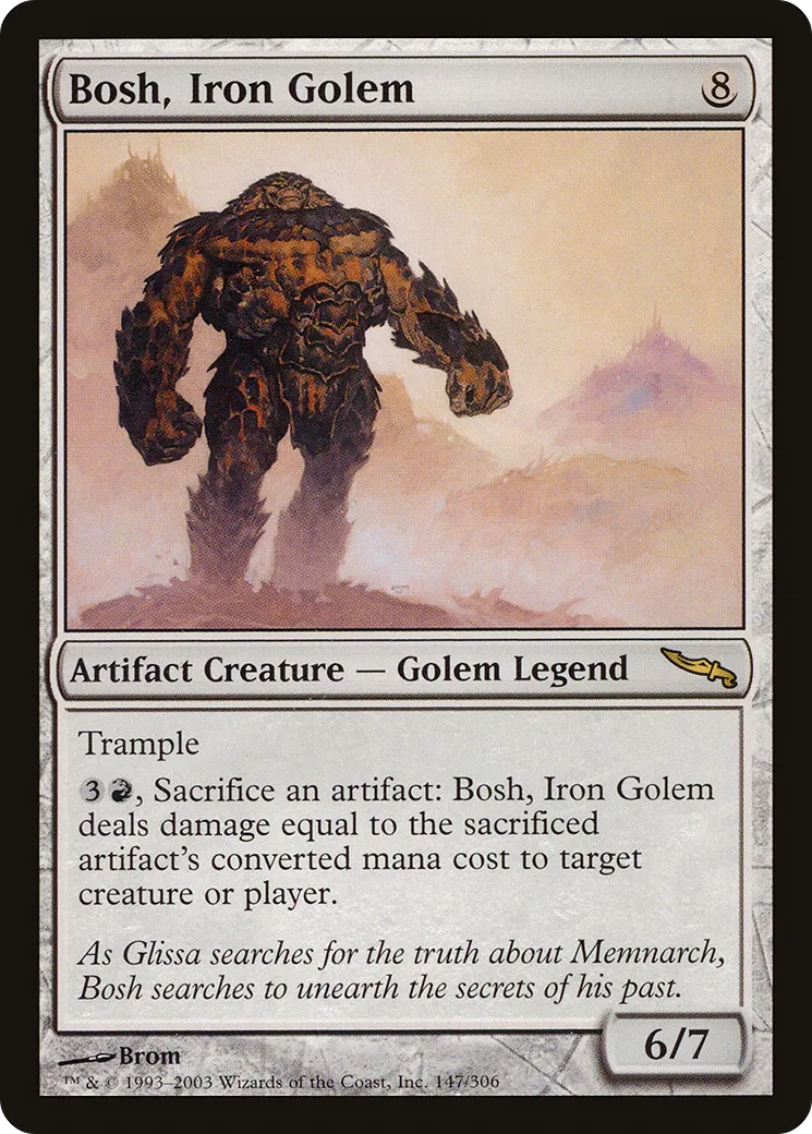 Bosh, Iron Golem — Mirrodin — Magic: The Gathering