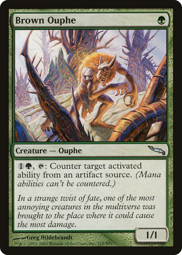 Brown Ouphe — Mirrodin — Magic: The Gathering